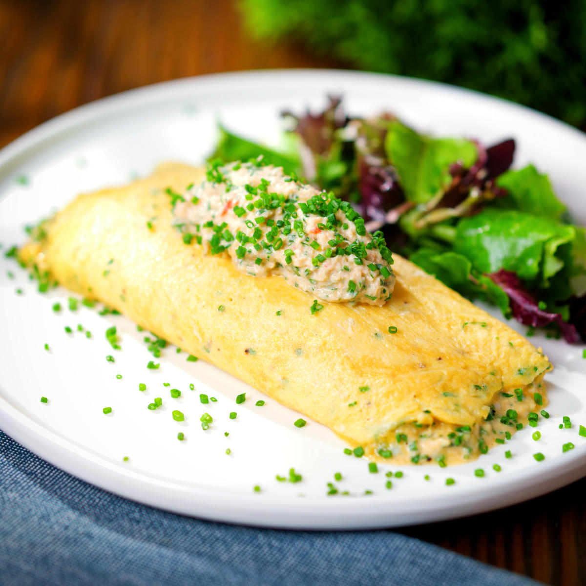 Simple Crab Meat Omelette - Recipe photo by Brian Jones