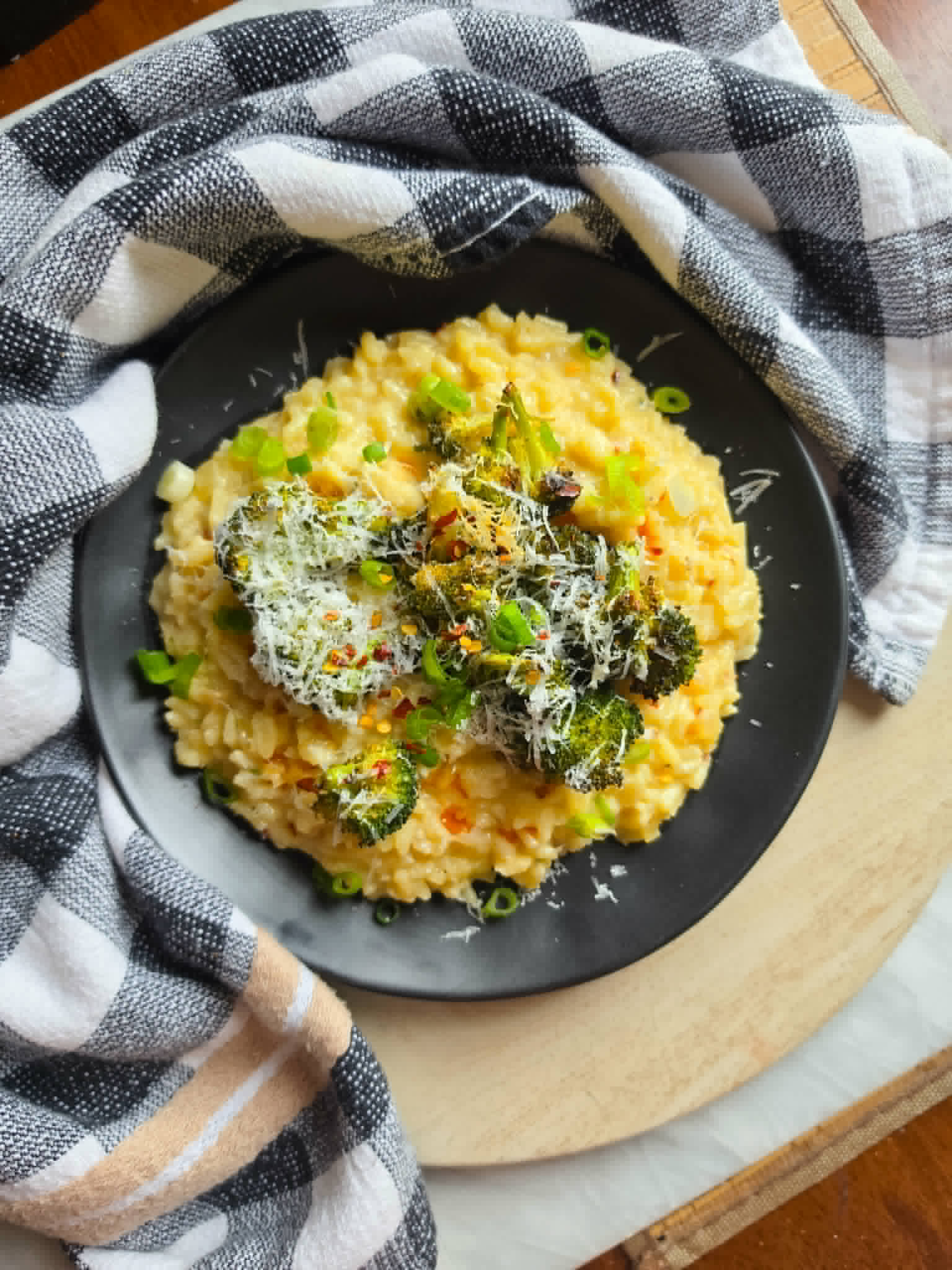 Boursin Risotto with Broccoli - Recipe photo by the_happy_veg