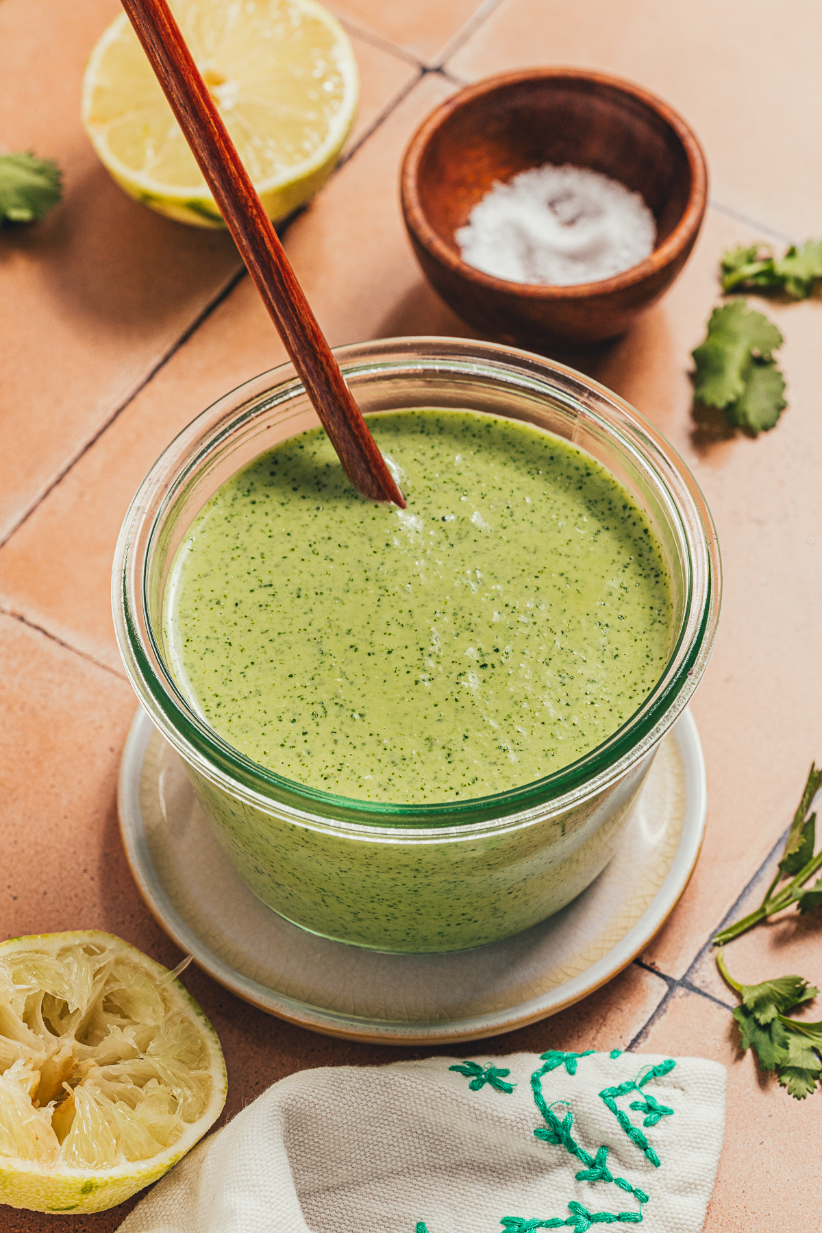 Creamy Cilantro Lime Dressing - Recipe photo by sweetmiscellany