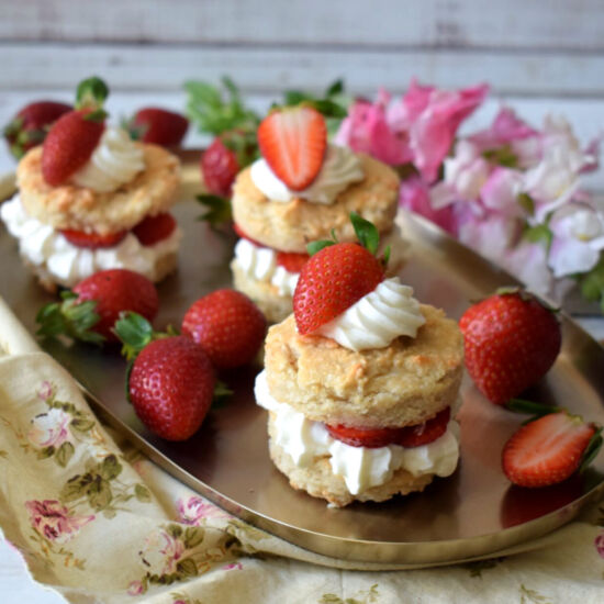 Gluten-Free Strawberry Dacquoise - Recipe photo by The Hesitant Gourmet