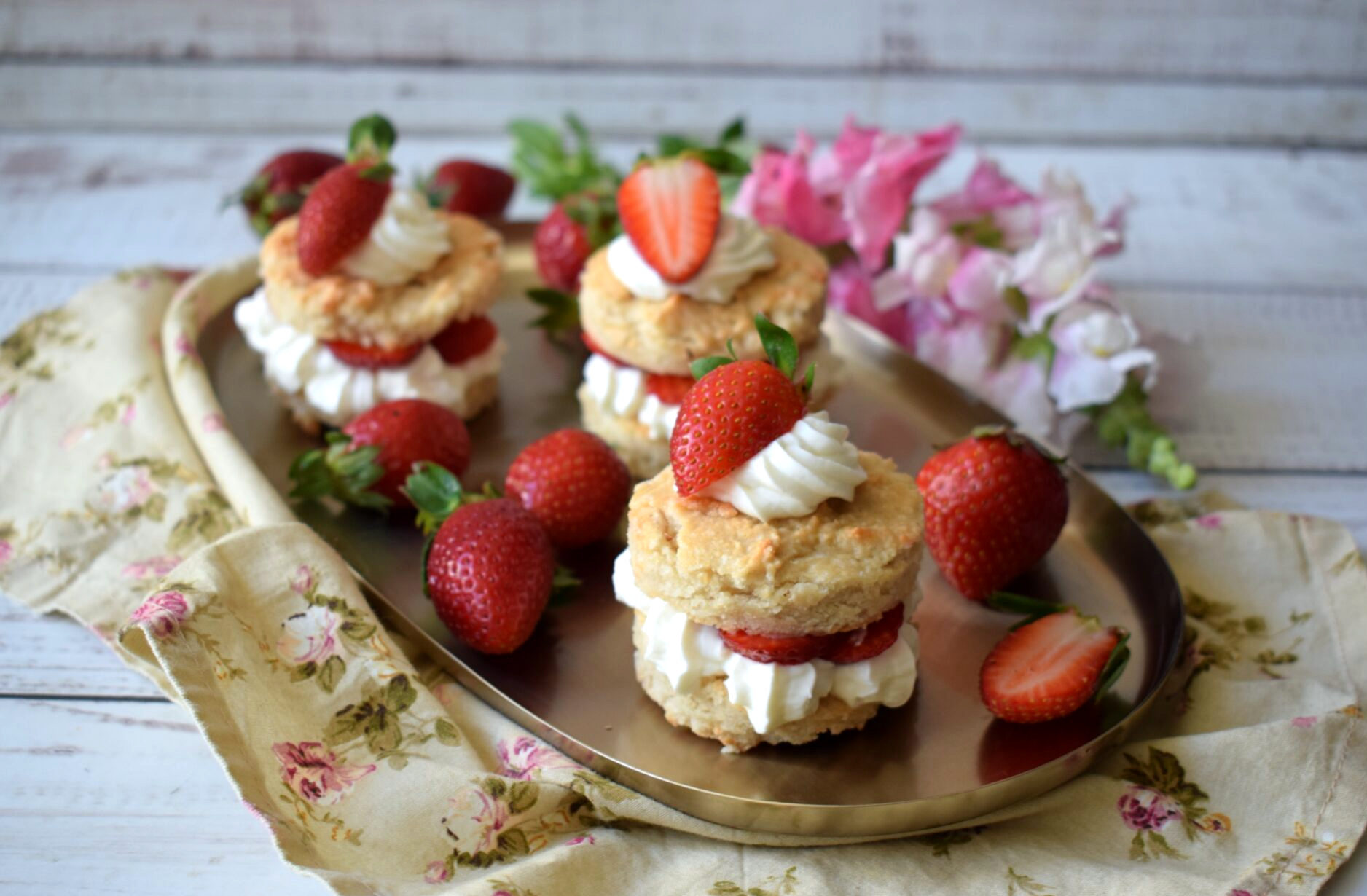 Gluten-Free Strawberry Dacquoise - Recipe photo by The Hesitant Gourmet