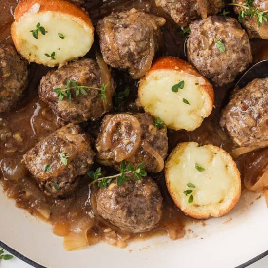 French Onion Meatballs - Recipe photo by I Heart Naptime