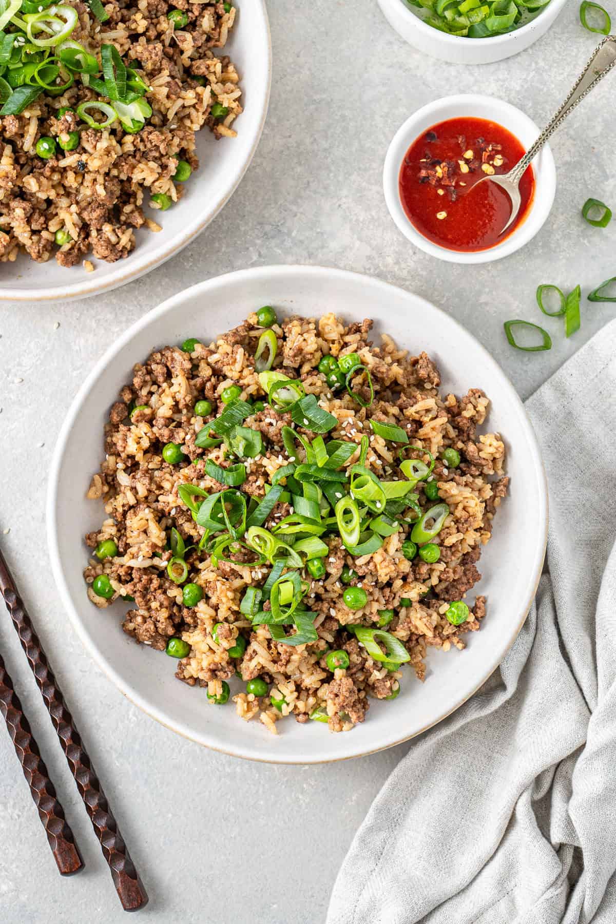 Easy Ground Beef Fried Rice - Recipe photo by eightforestlane