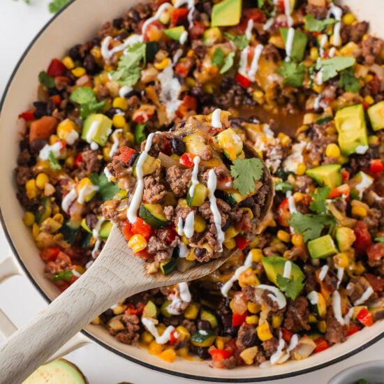 Ground Beef and Zucchini Skillet - Recipe photo by I Heart Naptime