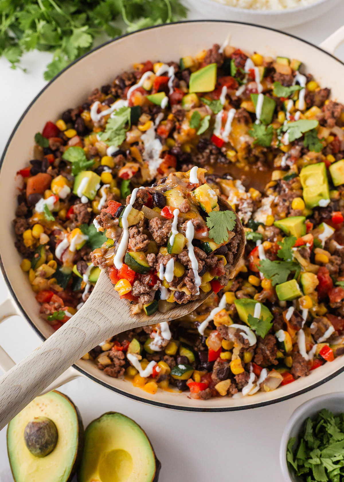 Ground Beef and Zucchini Skillet - Recipe photo by I Heart Naptime