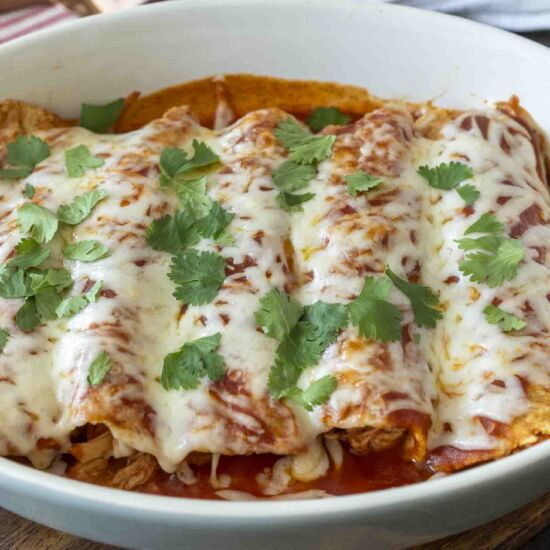 Hatch Chile Chicken Enchiladas - Recipe photo by culinaryginger