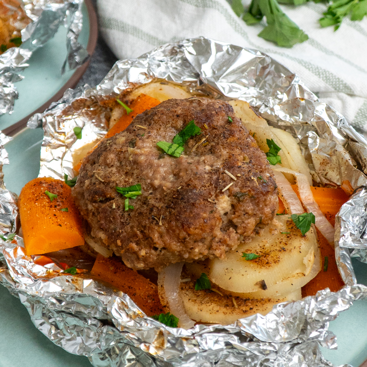 Hobo Dinner Foil Packets - Recipe photo by The Cooking Duo