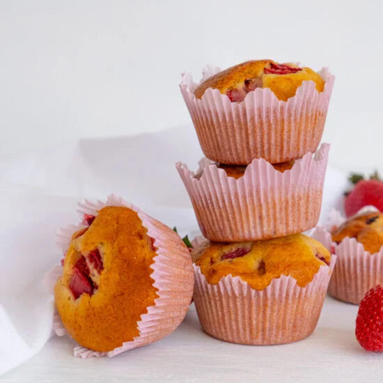 Banana and Berry Muffins - Recipe photo by One Hungry Bunny