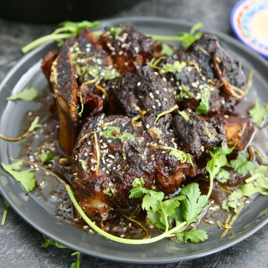 Black Garlic Beef Short Ribs - Recipe photo by angiesrecipes