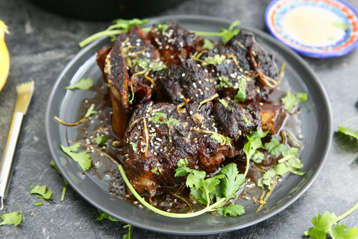 Black Garlic Beef Short Ribs - Recipe photo by angiesrecipes