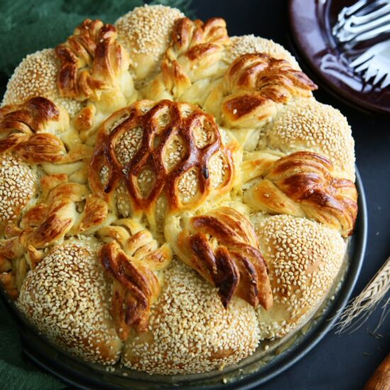 Sesame Pogača - Recipe photo by angiesrecipes