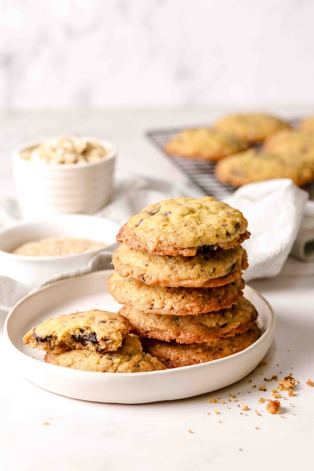 Oat, Dark Chocolate & Sesame Cookies - Recipe photo by vanillafrost4