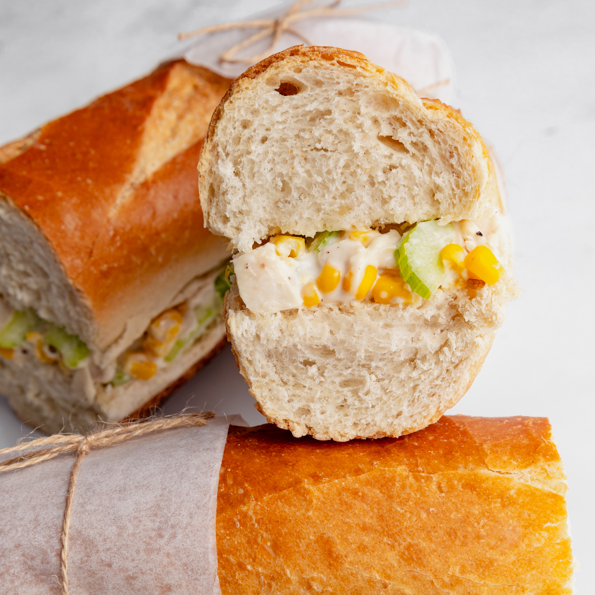 Chicken & Sweetcorn Sandwich Filler - Recipe photo by Together to Eat