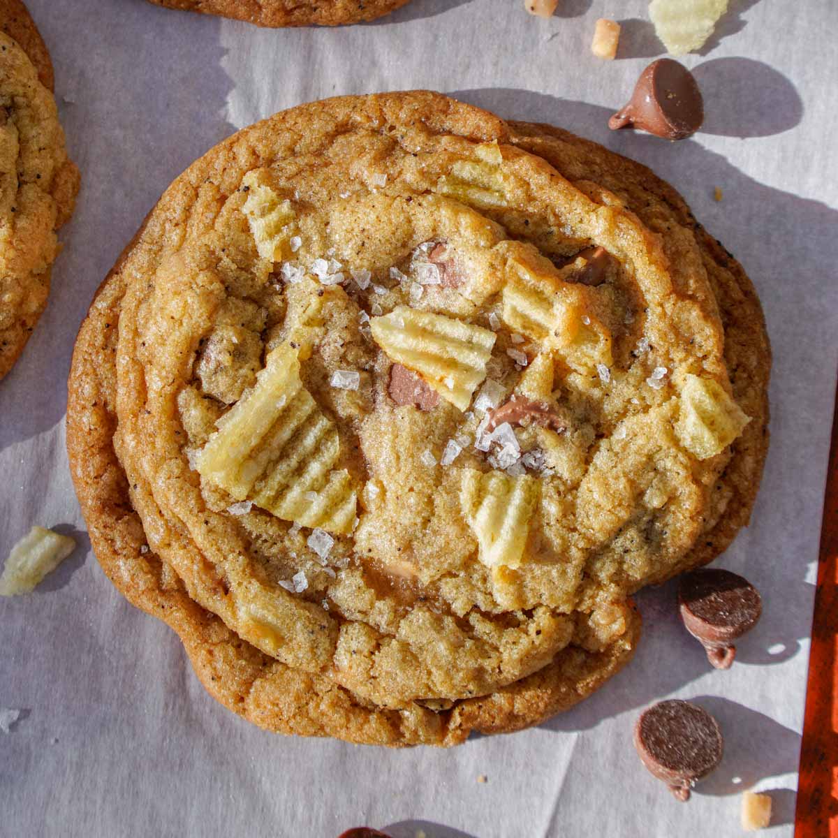 Sweet Salty Chocolate Chip Cookies - Recipe photo by cookingwithconks