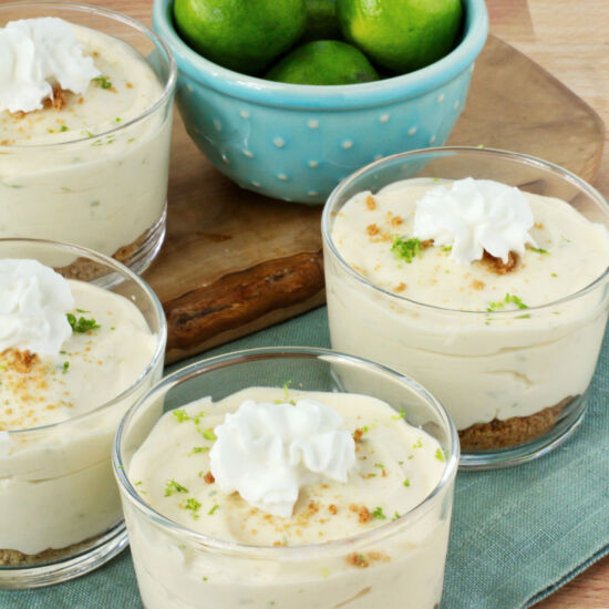Individual No Bake Key Lime Pies - Recipe photo by karenskitchenstories