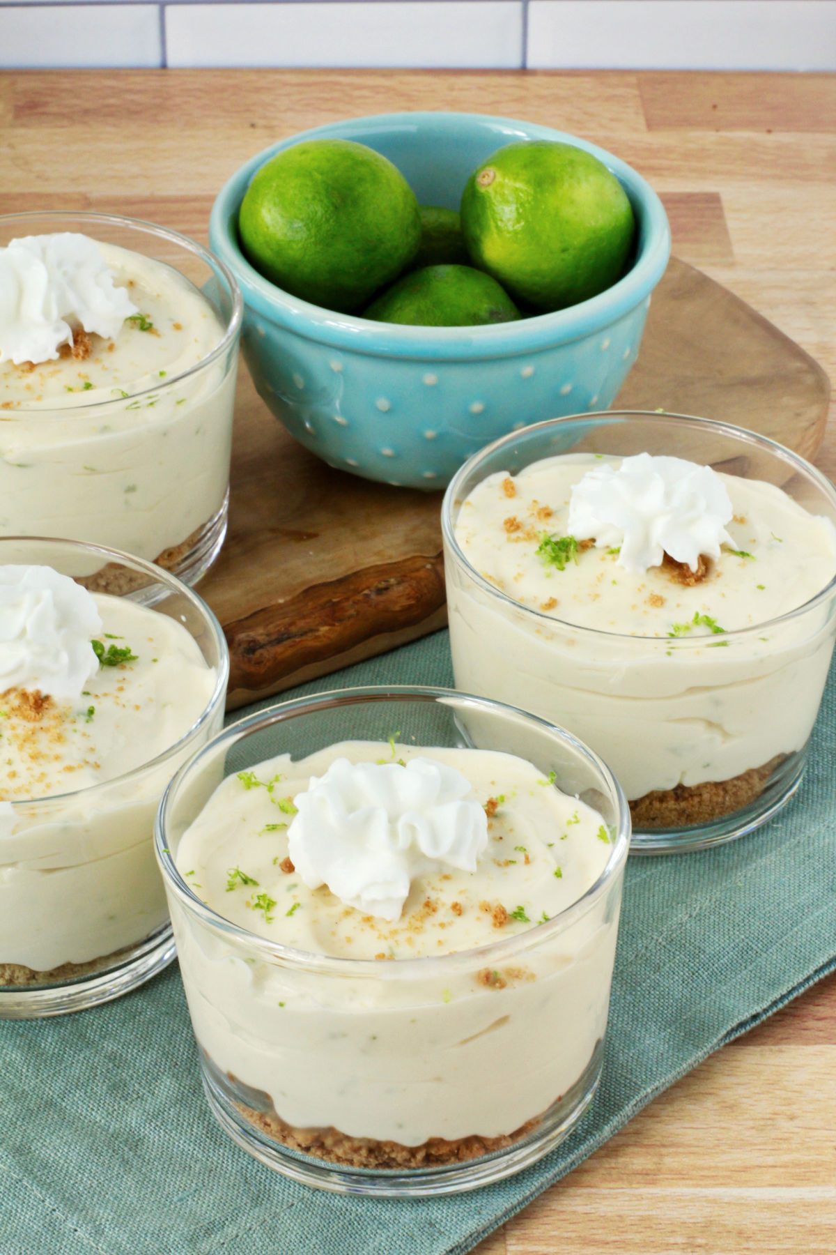 Individual No Bake Key Lime Pies - Recipe photo by karenskitchenstories