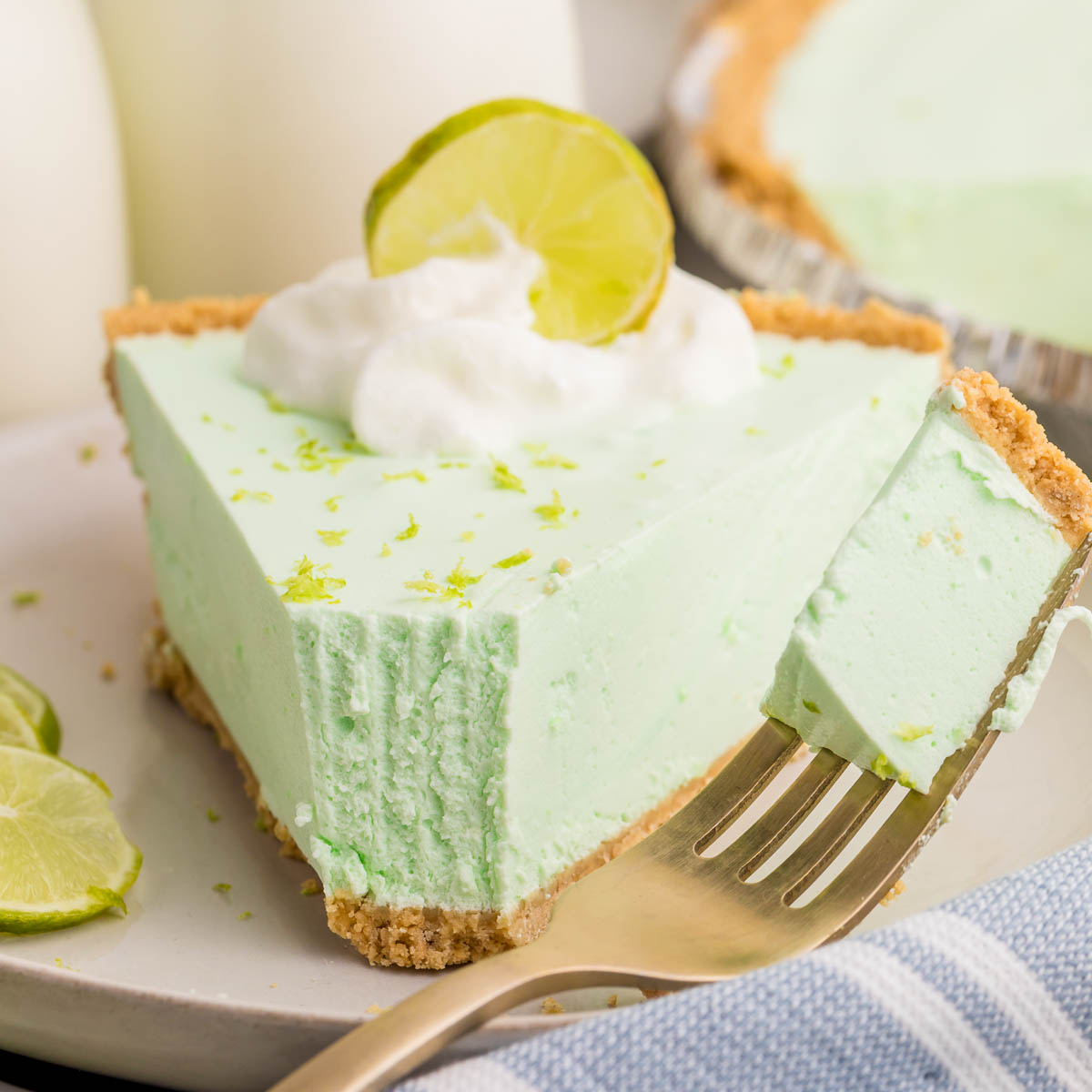 No Bake Key Lime Jello Pie - Recipe photo by bykelseysmith