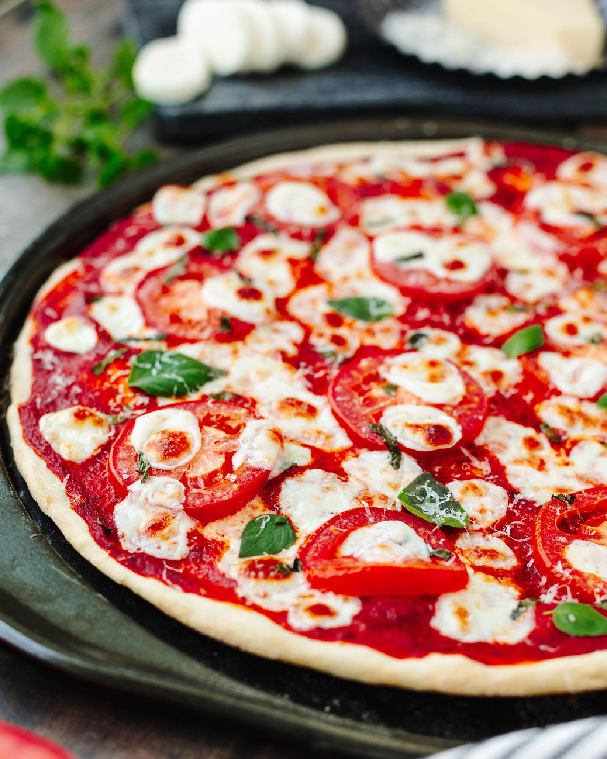 No Yeast Pizza Dough - Recipe photo by The Cookin Chicks