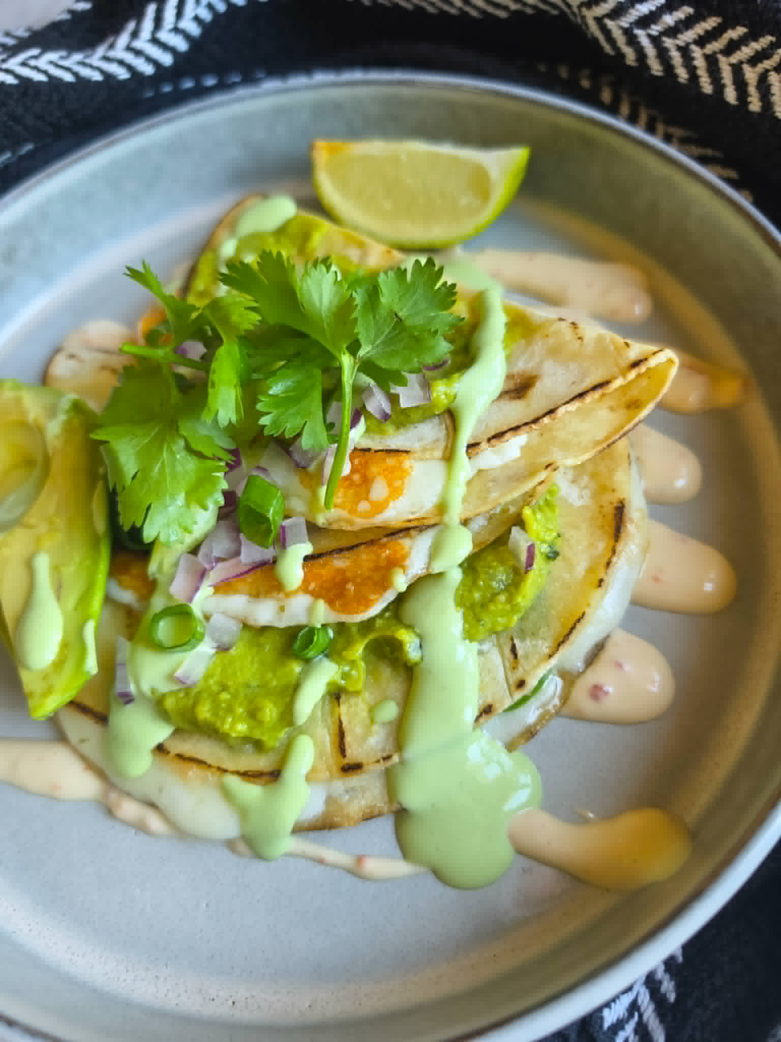 Oaxaca Cheese & Jalapeno Quesadillas - Recipe photo by the_happy_veg