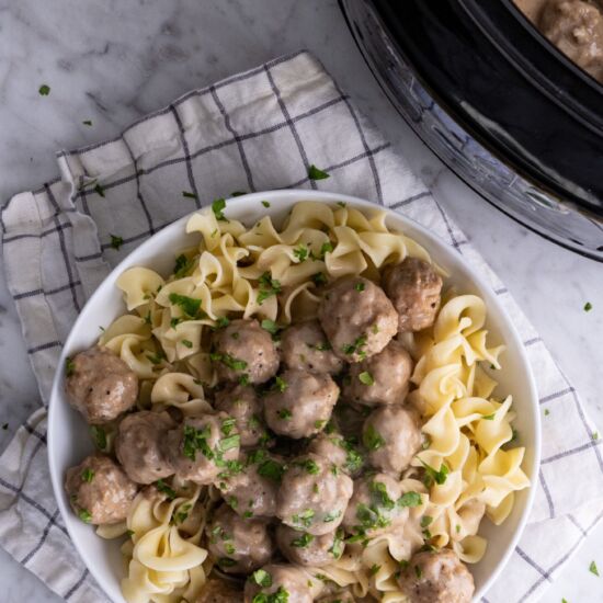 IKEA Slow Cooker Swedish Meatballs - Recipe photo by SuburbanSimplicity