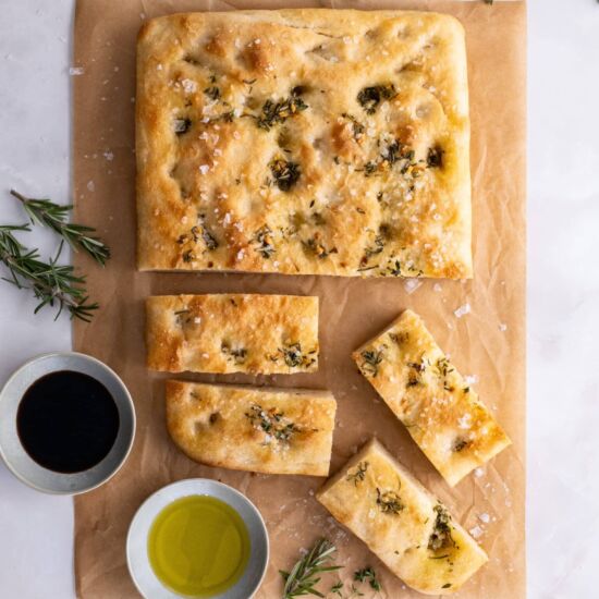 Garlic and Herb Focaccia Bread - Recipe photo by SuburbanSimplicity
