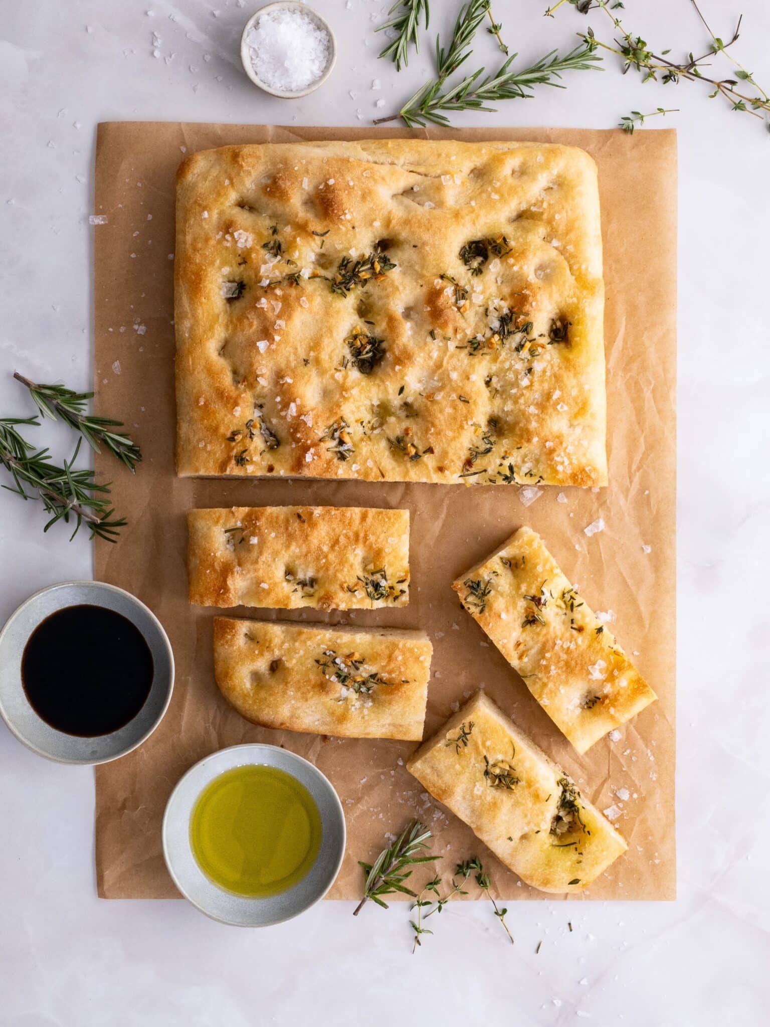 Garlic and Herb Focaccia Bread - Recipe photo by SuburbanSimplicity