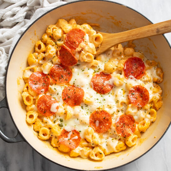 Pizza Mac and Cheese - Recipe photo by TheCozyCook