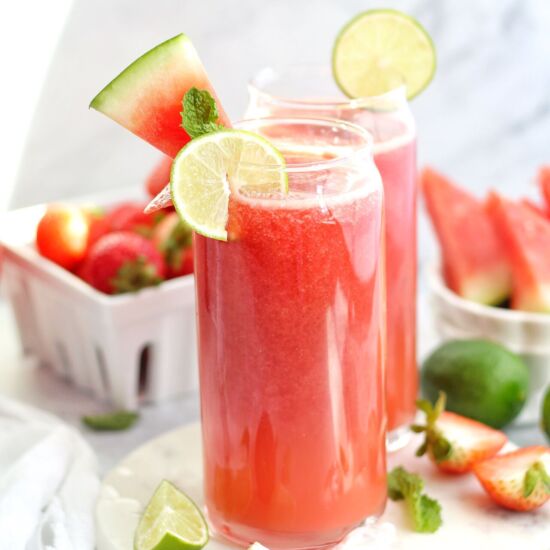 Strawberry Watermelon Limeade - Recipe photo by Ereese