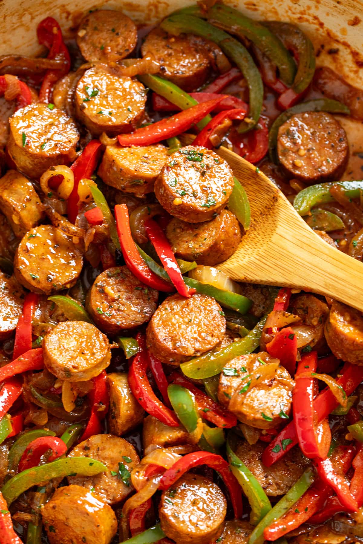 Sausage and Peppers - Recipe photo by TheCozyCook
