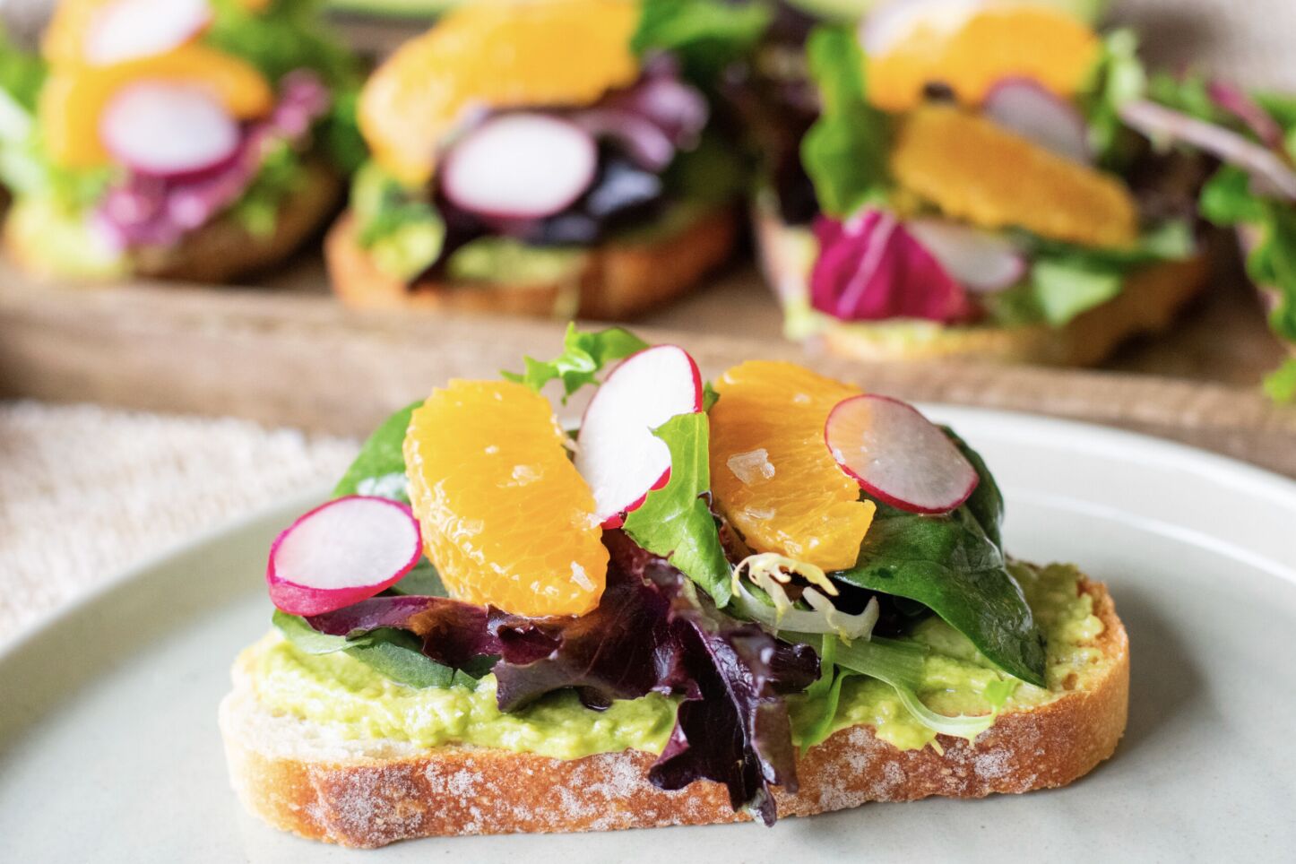 Avocado Toast with Citrus Salad - Recipe photo by RealestReal