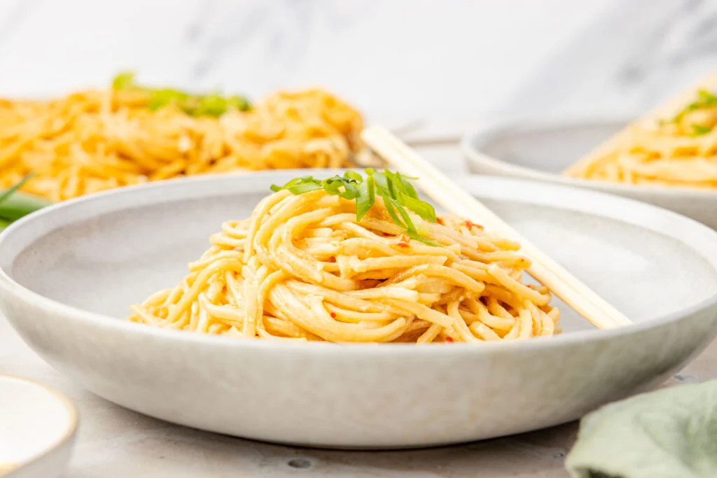 Sesame Noodles - Recipe photo by TheChaoticTable