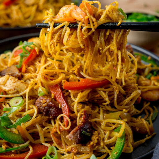 Singapore Noodles - Recipe photo by KitchenSanctuary