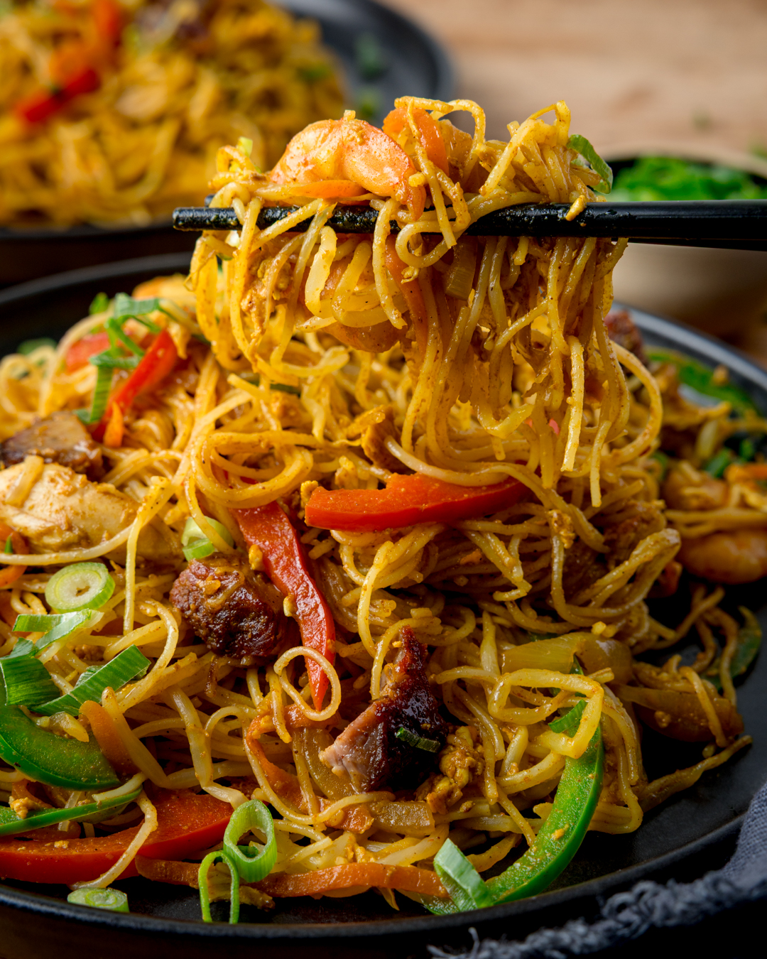 Singapore Noodles - Recipe photo by KitchenSanctuary