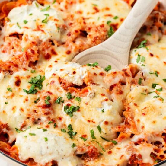 Skillet Lasagna - Recipe photo by I Heart Naptime