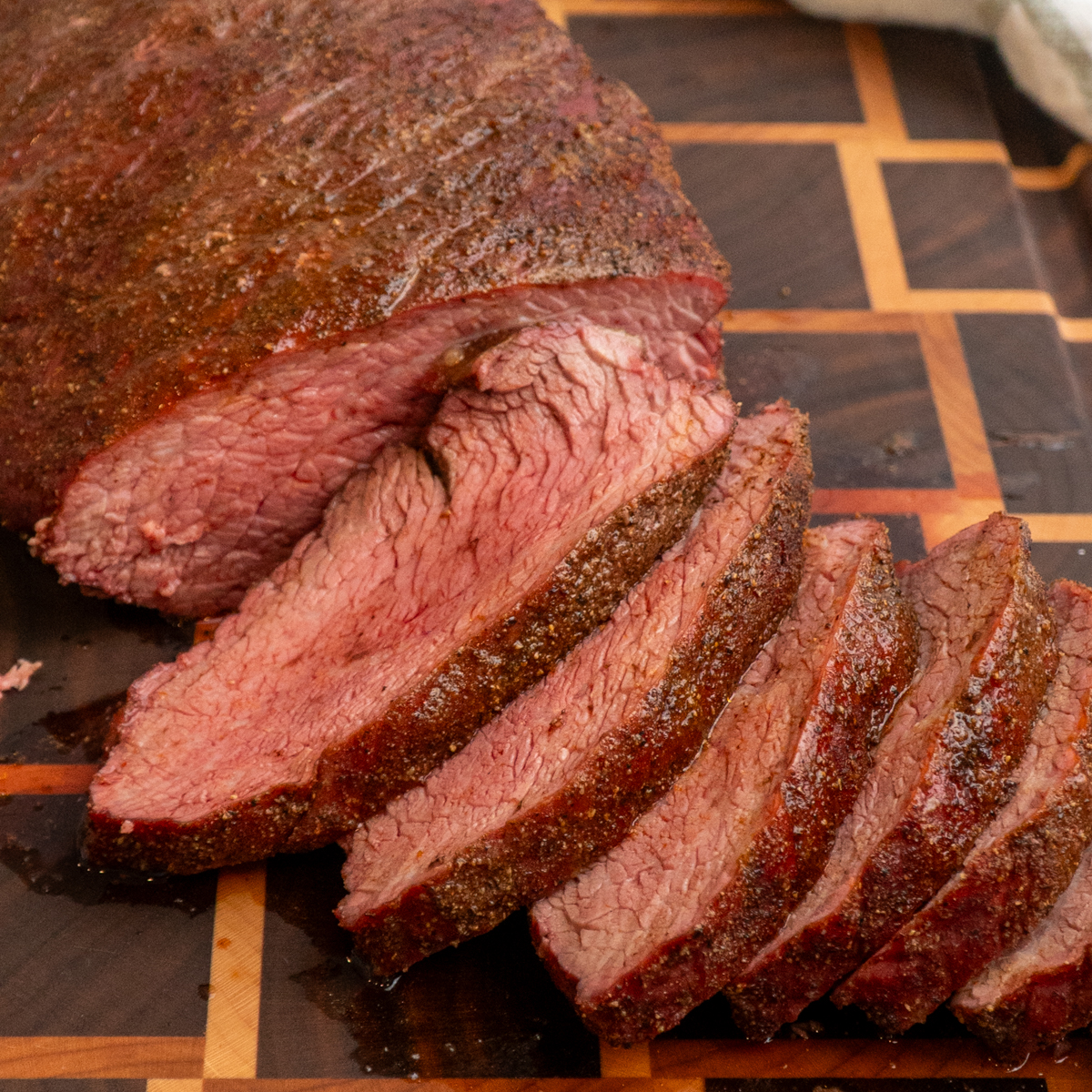 Smoked Beef Tri Tip - Recipe photo by The Cooking Duo