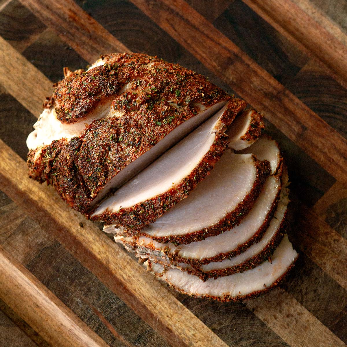 Southern Smoked Turkey Breast - Recipe photo by Chicken Fried Kitchen