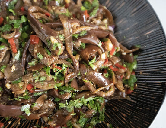 Chinese-Style Eggplant Cold Dish - Recipe photo by foodmakesmehappy