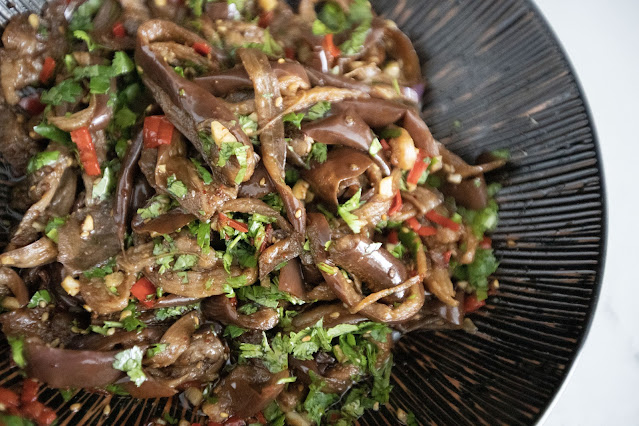 Chinese-Style Eggplant Cold Dish - Recipe photo by foodmakesmehappy