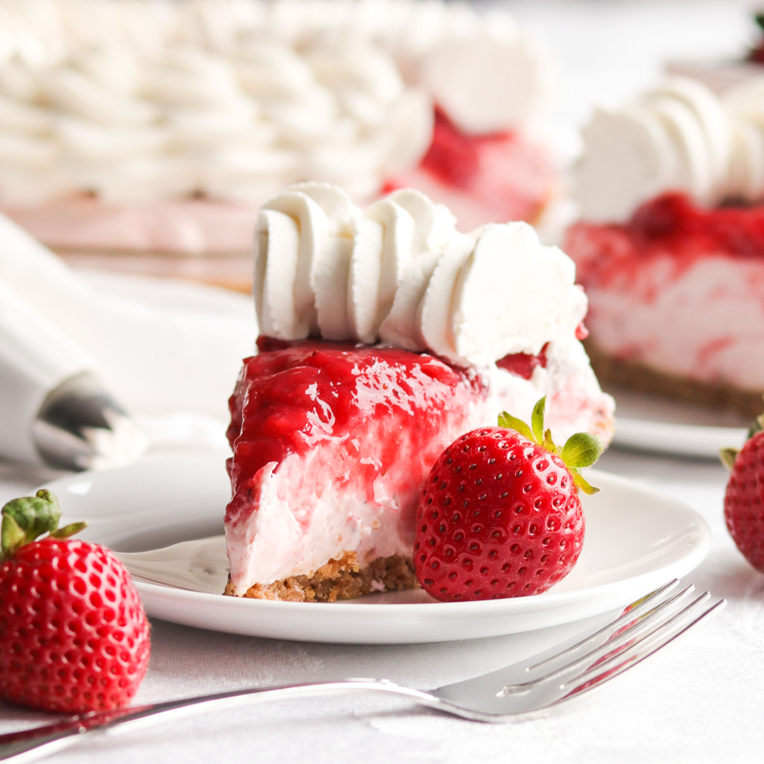 Strawberry Cream Pie - Recipe photo by A baJillian Recipes