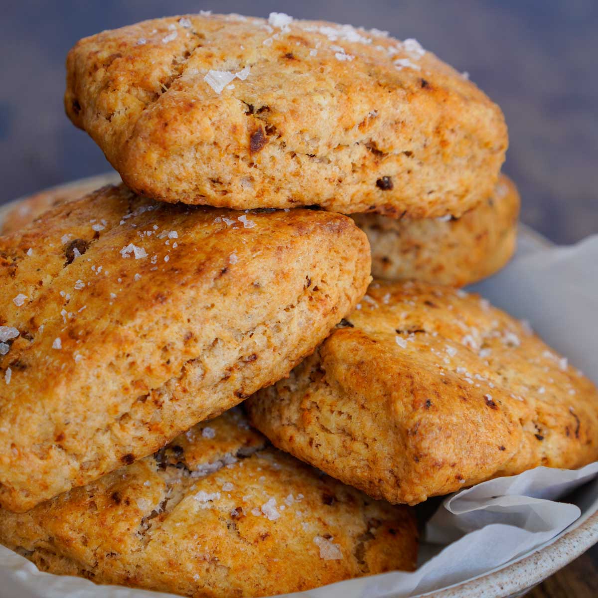 Easy Savory Tomato & Cheese Scones - Recipe photo by cookingwithconks