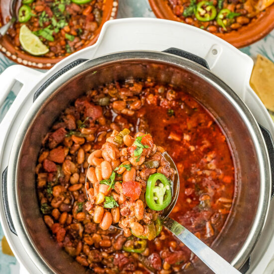 Easy Instant Pot Charro Beans - Recipe photo by Flavor Mosaic