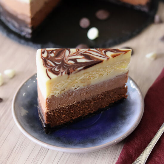 Triple Chocolate Cheesecake - Recipe photo by ChocoholicAnonymous
