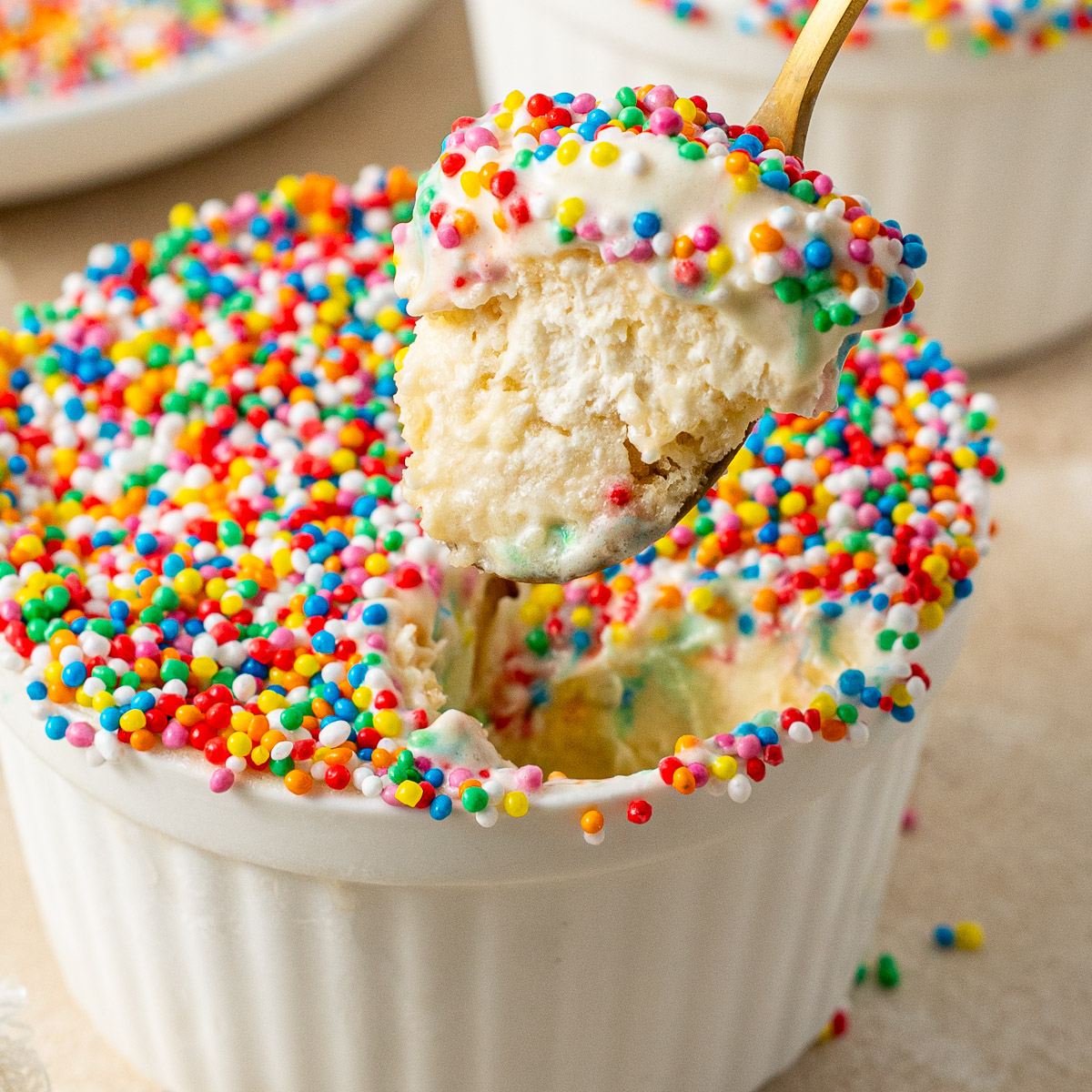 Easy Viral Dot Cake Mug Cakes - Recipe photo by eightforestlane