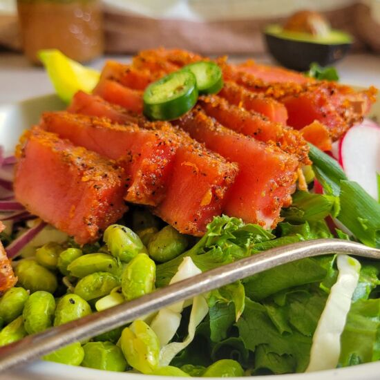 Fresh & Vibrant Ahi Tuna Salad - Recipe photo by Hip Hip Gourmet