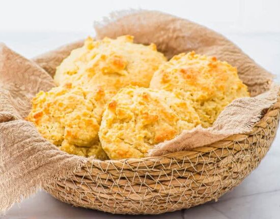 Almond Flour Biscuits - Recipe photo by Running to the Kitchen