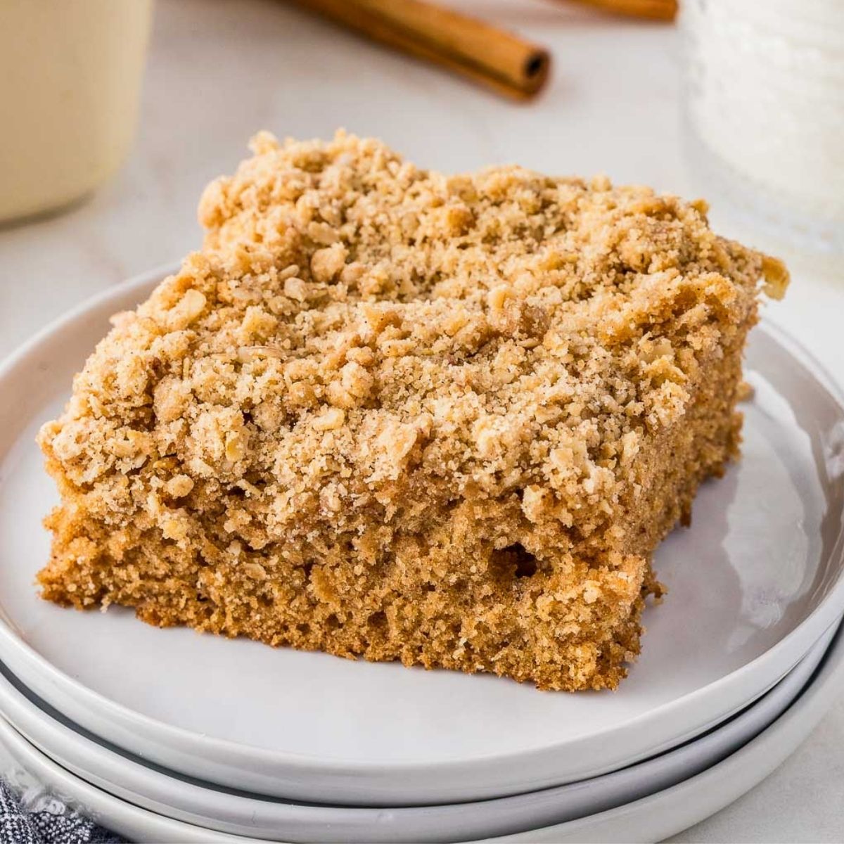 Easy Applesauce Crumb Cake - Recipe photo by ToSimplyInspire