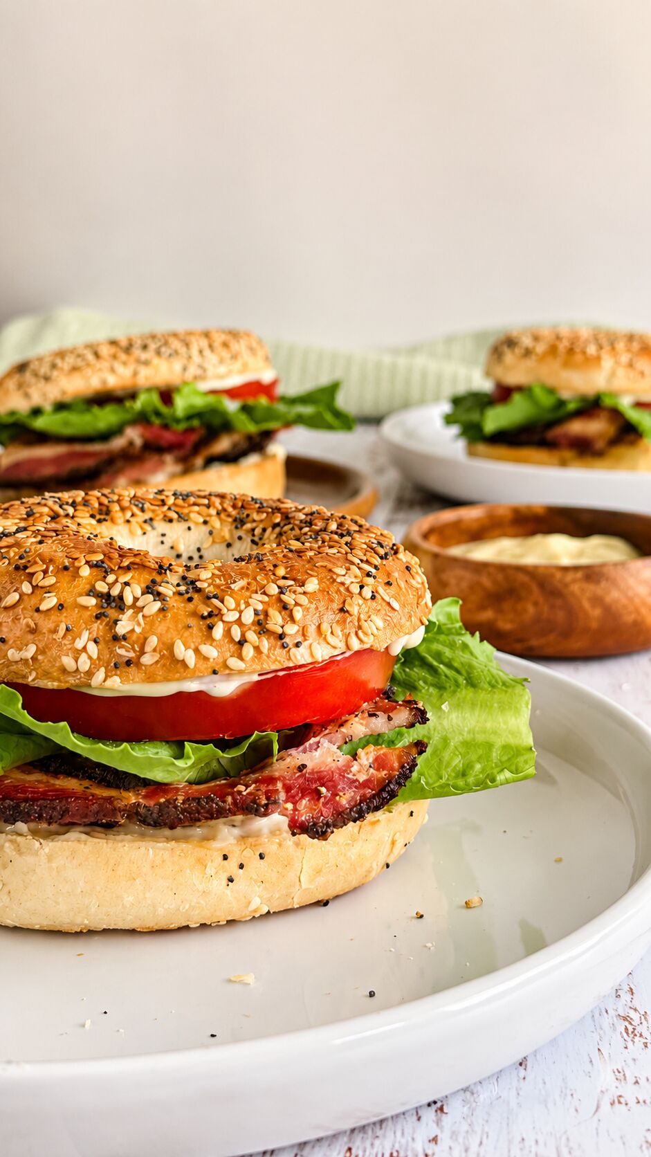 The Ultimate BLT Bagel - Recipe photo by Hip Hip Gourmet