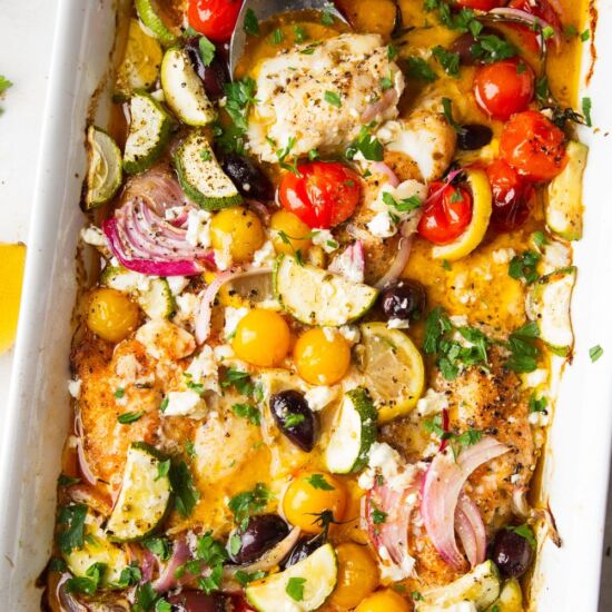 Mediterranean Baked Haddock - Recipe photo by Garden in the kitchen