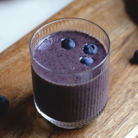 Blueberry Kale Smoothie - Recipe photo by Herby Gardens