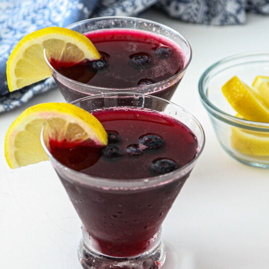 Blueberry Martini - Recipe photo by the food blog